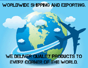 Worldwide Shipping and Export.